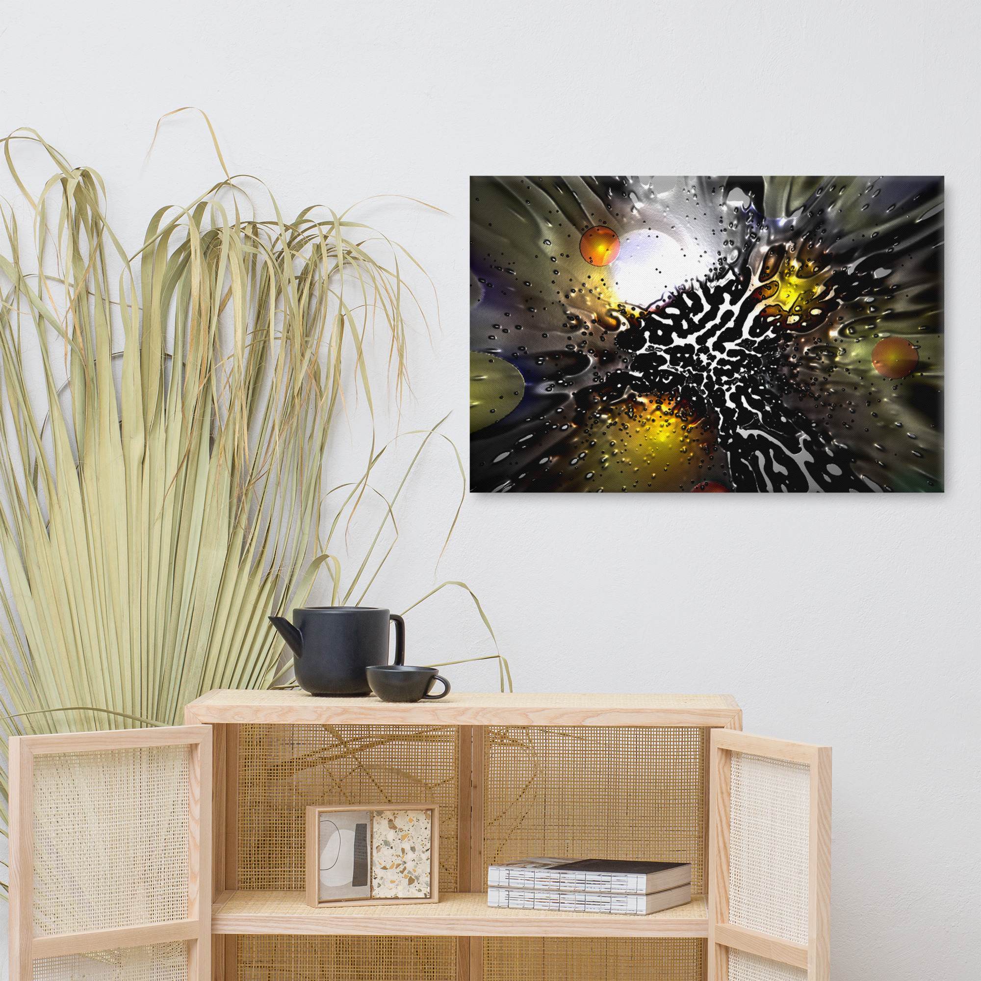 Digital wall art on canvas from Moonage Daydream by David Bowie