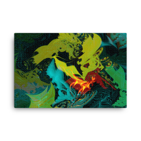 Digital wall art on canvas - A Touch of the Night by William Orbit