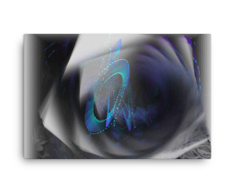 Wall art on canvas from the tune Around Midnight by Gotan Project